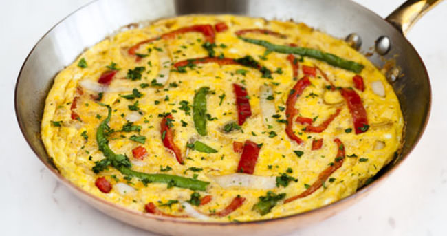 Sebzeli Omlet